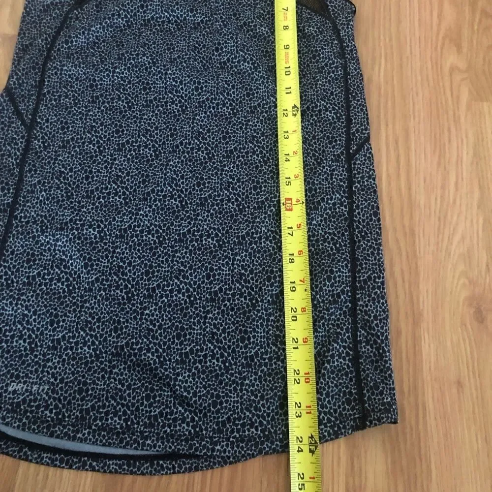 NIKE Dri-Fit Black/Gray Mesh Tank Top
